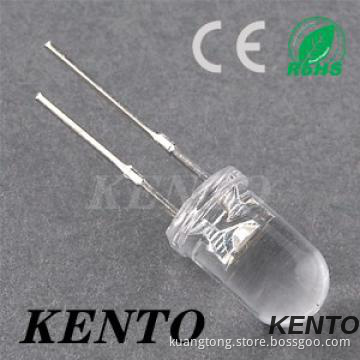 5mm Through Hole Water clear Short Round bullet Red Ultrabright LED